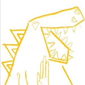 ラブリーデジタルアートⅡ ゴジラ Lovely Digital Art II Godzilla <3